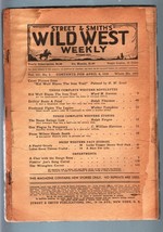 Wild West Weekly 4/8/1939-WESTERN PULP-KID Wolf P/FR - £23.60 GBP