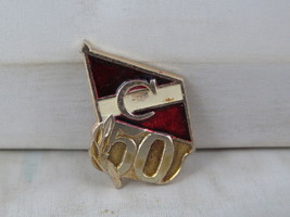 Vintage Soviet Soccer PIn - Spartak Moscow 50th Anniversary - Stamped Pin  - £14.19 GBP