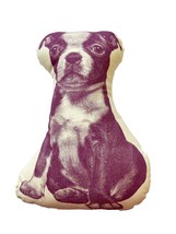 AREAWARE by Ross Mensuez Cushion Fauna Animal Collection Pug White Size 7&quot; X 9&quot; - £61.91 GBP