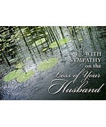 With Sympathy on the Loss of Your Husband - Sympathy Greeting Card - 06938 - $51.04 MXN