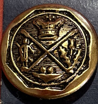 Puritan Spare Button - Royal Design - Crown -.75&quot; Round - $77.28 MXN