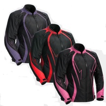 3 Colors Women Waterproof Motorbike Motorcycle Cordura Jacket All Weather Armour - £35.90 GBP