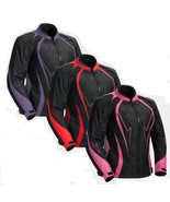 3 Colors Women Waterproof Motorbike Motorcycle Cordura Jacket All Weather Armour - $44.97