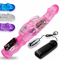 Rabbit Vibrator LeLuv Slim BUNNY Premium and Multispeed Egg - £18.18 GBP