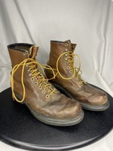 Red Wing 607 Super Sole Brown Leather Lace Up Work Boots Men’s Size 9 D - $74.25