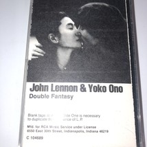 John Lennon &amp; Yoko Ono Double Fantasy W52001 Cassette Tape - £6.22 GBP