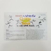 Diary Of A Wimpy Kid Cheese Touch Replacement Rules Instructions Maunal ... - $2.51