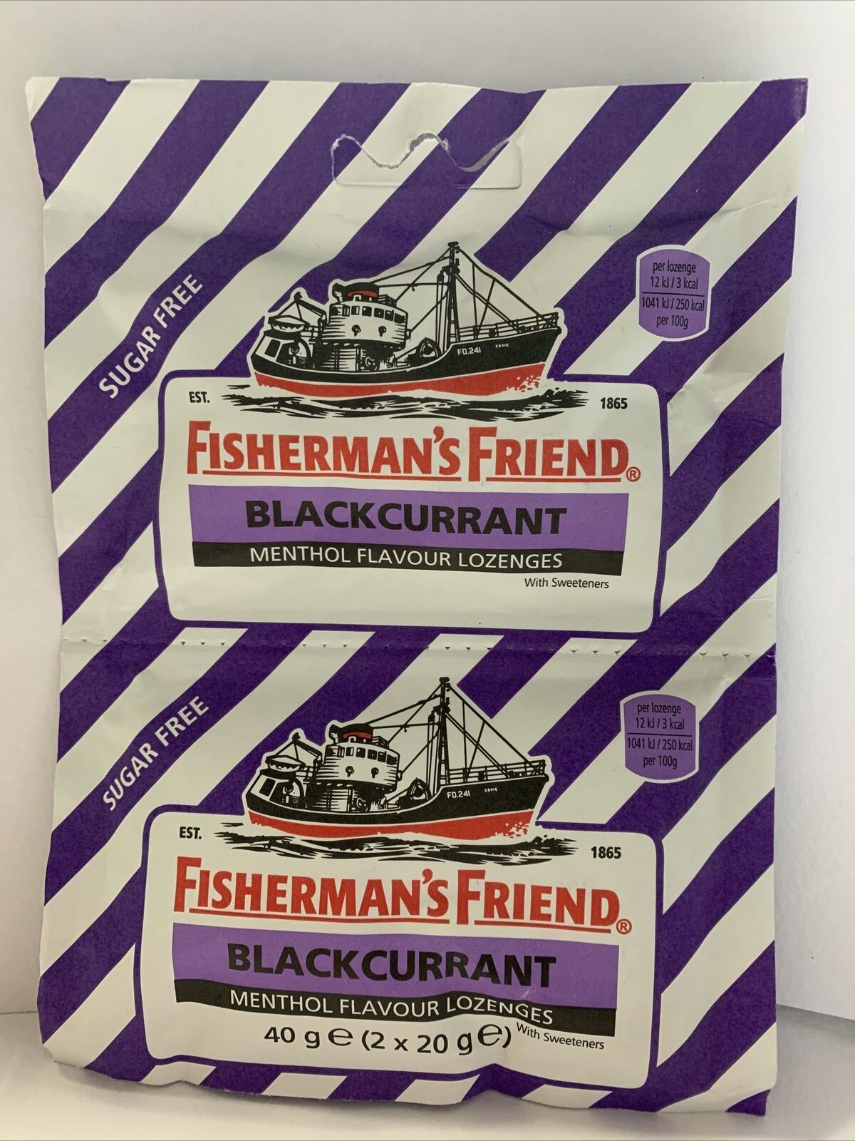 Fisherman&#39;s Friend Blackcurrant 40 g ( 2 x 20 g) - $5.48+