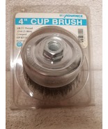 Advance 4&quot; Crimped Wire Cup Brush 82510P w/ 5/8&quot;-11 Threaded Arbor .014 ... - £19.36 GBP