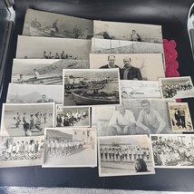 Vintage Black &amp; White Photos Lot 50s 60s Originated from Greece People Boats - £14.57 GBP