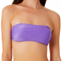 Bandeau Bikini Top Metallic Shine Purple Juniors Sz Xl California Waves $19 -NWT - £4.22 GBP