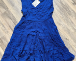 Knox Rose Boho A-Line Dress Royal Blue XS Pockets Wedding Graduation Summer - $11.64