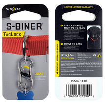 Niteize Pet Tag Lock S-Biner Silver - £13.74 GBP