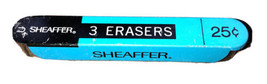 Schaefer 3-Eraser Vintage Small Pack 25-Cents - $4.40