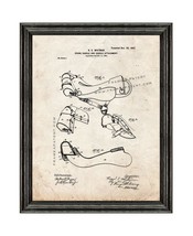 Horse Riding-saddle And Saddle Attachment Patent Print Old Look with Black Wood  - £19.92 GBP+