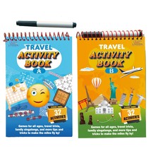2 Pack Reusable 32 Activity Game Mats Pads With Dry Erase Marker As Trav... - £22.01 GBP