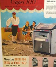 Rock Ola Capri 100 Jukebox FLYER Original Phonograph Music Vintage Retro... - £30.28 GBP