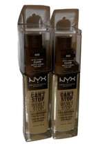 Lot Of 2 NYX Professional Can't Stop Won't Stop Foundation - Nude CSWSF06.5 - $21.84