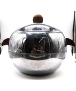 Vtg West Bend Penguin Hot Cold Server Ice Bucket Chrome MCM Barware Host - $29.99