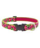 Lupine Dog Collar 1&quot; Wide Petunias Adjusts from 12&quot; to 20&quot; - $529.32 MXN+