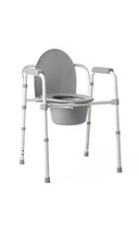 GUARDIAN   G1-200X4 Steel Folding Bedside Commode - $34.65