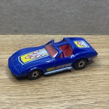 1979 VINTAGE Matchbox Superfast Chevrolet Corvette No.40 Blue T-roof  Macao - £6.15 GBP