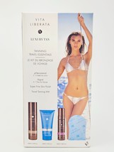 Vita Liberta Luxury Tan Tanning Travel Essentials 4 Pc Kit Lotion Polish... - $24.95