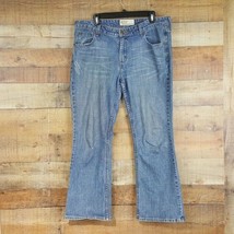 Levi Strauss Signature Jeans Womens Misses Size 14 Short Blue Denim Boot... - $11.38