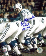 Earl Morrall signed Baltimore Colts 16x20 Photo #15 QB 1968 MVP - £34.32 GBP