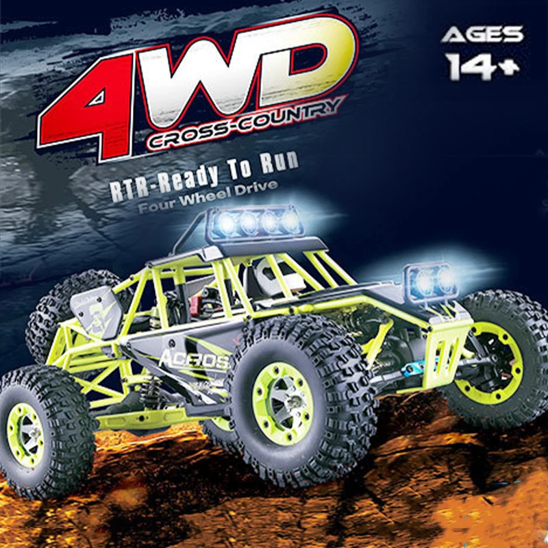 RC Car 2.4G 4WD Wltoys 12428 1/12 Climbing Remote Control Electric Racing Car - £117.29 GBP