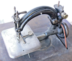 Circa 1863 Wilcox and Gibbs Treadle Sewing Machine With Base Not Fully T... - $783.99