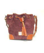 Dooney &amp; Burke Suede Bucket Tassel Drawstring 100% Leather Crossbody Bag... - $176.24 CAD
