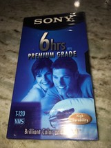 Sony 6hrs Premium Grade T-120 VHS Video Tape - $11.88
