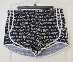 CK Calvin Klein Print Running Short Black &amp; White Women s Sz XL NWT - $292.23 MXN