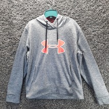 Under Armour Hoodie Women Large Gray Storm Pullover Fleece Sweater Sweat... - £14.52 GBP