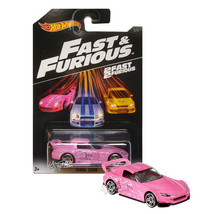 Year 2016 Hot Wheels 2 Fast 2 Furious 1:64 Die Cast Car 2/8 Pink HONDA S2000 - £19.97 GBP
