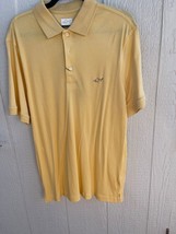 Greg Norman Men&#39;s Golf Polo shirt, Small yellow NWT - £23.62 GBP