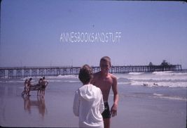 35mm color slides lot of 4 * 1962 SO. CALIFORNIA beach PIER people SURFERS - $8.66
