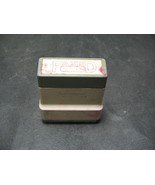 Shachihata Xstamper Ink Stamper Faxed Red Ink Made in Japan USED - $9.56 CAD