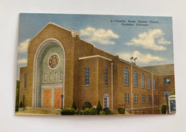 Twelfth Street Baptist Church Gadsden Alabama Postcard - $10.00