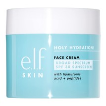 e.l.f. Holy Hydration! Face Cream, Broad Spectrum SPF 30 Sunscreen, Moisturizes  - £23.91 GBP