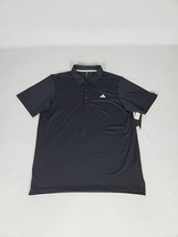 Adidas Ultimate Golf Short Sleeve Polo Men&#39;s Large Black  UPF 50 ADVS20R772 - $32.99