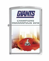 Rare 2012 New York Giants Superbowl Zippo Lighter - $28.45