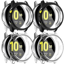 [4 Pack] Compatible With Samsung Galaxy Watch Active 2 Screen Protector Case 40M - £11.71 GBP