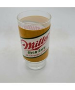 Miller High Life Footed Vintage Beer Glass 5&quot; Tall - $9.89