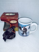 Tim Hortons Limited Edition 16 oz Coffee Mug Skating Pond Collector Seri... - $15.13