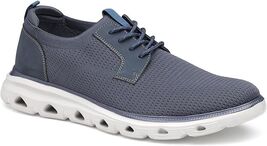 Johnston &amp; Murphy Jenkins Plain Toe Shoe, Navy Knit, 10 M US # 35626 - $63.05