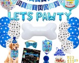 Dog Birthday Party Supplies Dog Birthday Party Decorations Boy With Dog ... - £28.31 GBP