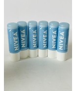 6 X Nivea Smoothness Lip Care With Broad Spectrum SPF 15 Sunscreen 0.17 Oz - £25.73 GBP