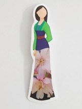 Standing Mulan with No Facial Features and Flower Skirt Sticker Decal Awesome - £2.34 GBP